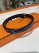 画像2: 【極美品】HERMES エルメス ショルダーストラップ アリゲーターリセ ブルー ゴールド金具 クロコダイル 中古 レディース 女性用 バンドリエール ブランド エキゾチックレザー 本革 青 希少 レア プレゼント ギフト バッグ用 ケリー ボリード バック (2)