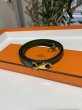 画像1: 【極美品】HERMES エルメス ショルダーストラップ アリゲーターリセ グリーン ゴールド金具 クロコダイル 中古 レディース 女性用 バンドリエール ブランド エキゾチックレザー 本革 緑 希少 レア プレゼント ギフト バッグ用 ケリー ボリード バック (1)