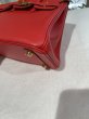 画像8: 【美品】HERMES エルメス バーキン 25 スイフト ルージュクー ゴールド金具 D刻印 中古 ハンドバッグ トートバッグ レディース 女性用 ブランド レッド 赤 本革 レザー カーフ 希少 レア プレゼント ギフト バック (8)